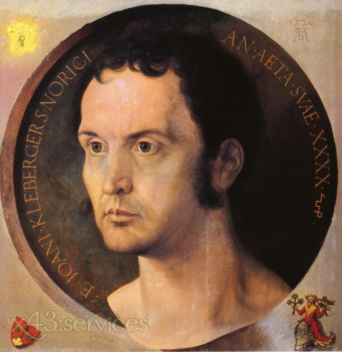 Albrecht Duerer - Portrait des Johannes Kleberger